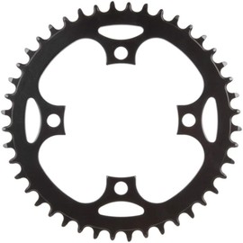 M-Wave Unisex Adult PD-R4-A-NW E-Bike Chainring, for 1/2 x 3/32 & 11/128 Inch Chains, for Brose, Bosch, Shimano... Bolt Circle 104 mm, Black, 20 x 20 x 1 cm