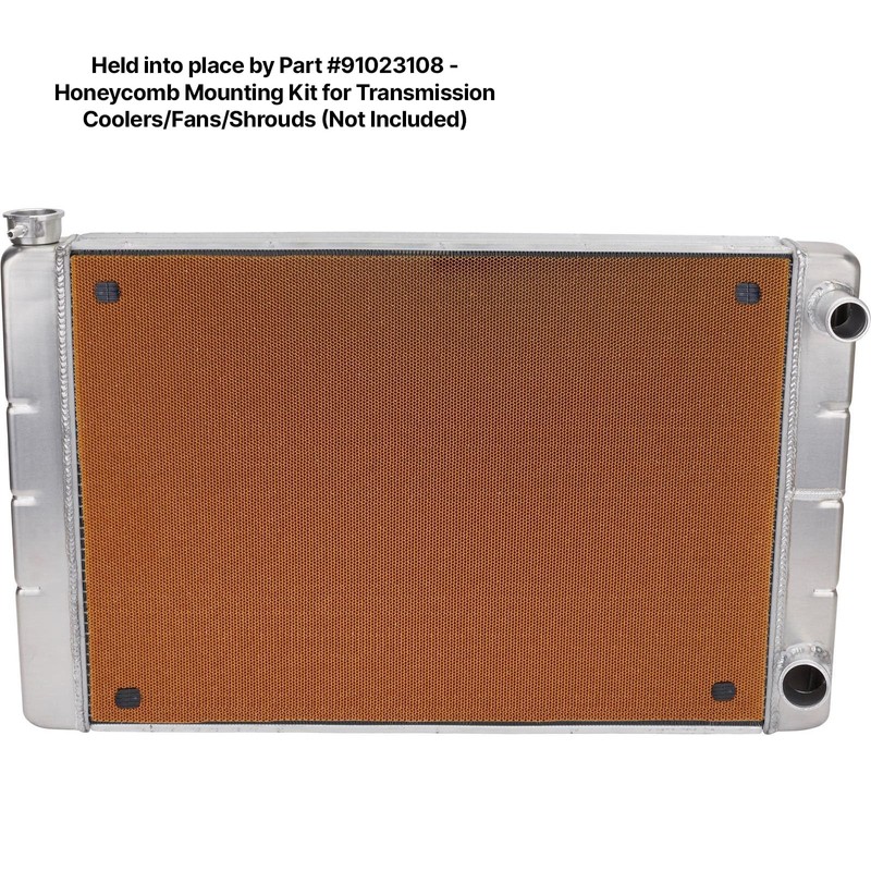 Speedway Motors Nomex Honeycomb Radiator Rock Guard Protector, 19 x