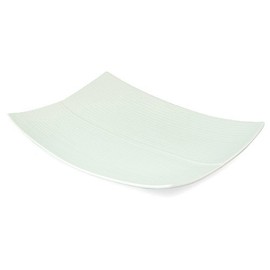 白山陶器 長方皿 中 20cm/白磁