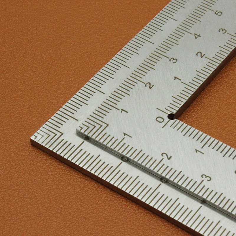 1 Pcs L Shaped Ruler Carpenters Square Framing Ruler Stainless