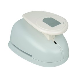 Rayher Paper Craft Punch with Tag Design, Lever Punch for Card Making and Scrapbooking, 6.8x4.5cm, 3", 69096000