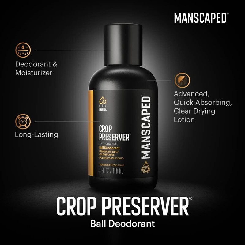 MANSCAPED® The Crop Preserver™, Anti-Chafing Men's Ball Deodorant