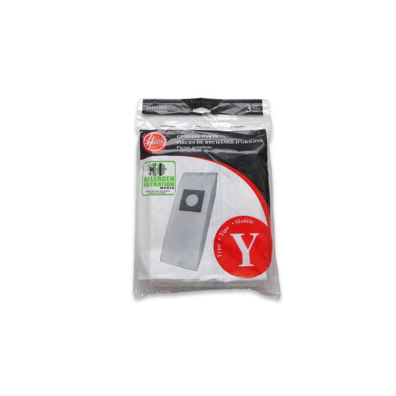 Hoover Vacuum Cleaner Bags for Upright Vacs, Pack of 3,