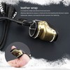 Bow Trigger Finger Archery Thumb Sleeve Brass Soft Leather Padded
