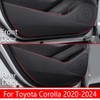 LUNQIN Car Door Anti Kick Pad for Toyota Corolla Accessories