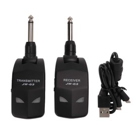 Wireless Guitar System 2.4GHz 12 Channels Audio Wireless Transmitter Receiver for Bass