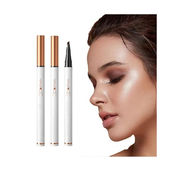 2024 New 3D Microblading Eyebrow Pencil, Waterproof Magic, 2 Microblading