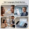 Fecoul Smart AI Glasses with 164 Languages Translator, Photochromic, Gold
