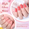 Born Pretty Jelly Gel Nail Polish Set Sheer Nude Pink