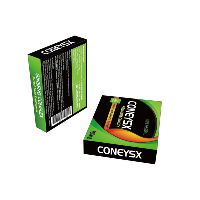 CONEYSX | 10 Capsules | Ginseng | Stronger | Power