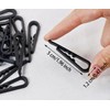 Mini Skater 1.96 Inch/50mm U Shape Plastic Alligator Clips (120,