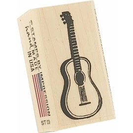 Stamps by Impression Guitar Rubber Stamp