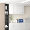 IRONFFICE Steel Wall Cabinet,Kitchen Cabinets Wall Mounted with Doors,Wall Mount