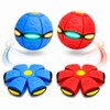2pcs Magic Bouncing Ball 6-Lights,Transforming Flying Disc Ball, Pop-Up Rebound