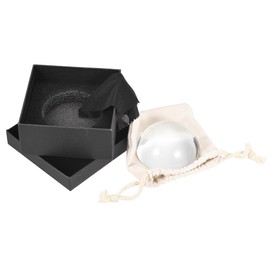 sourcing map 4 Inch(100mm) Dome Magnifier 5X Acrylic Half Ball Reading Magnifying Glass