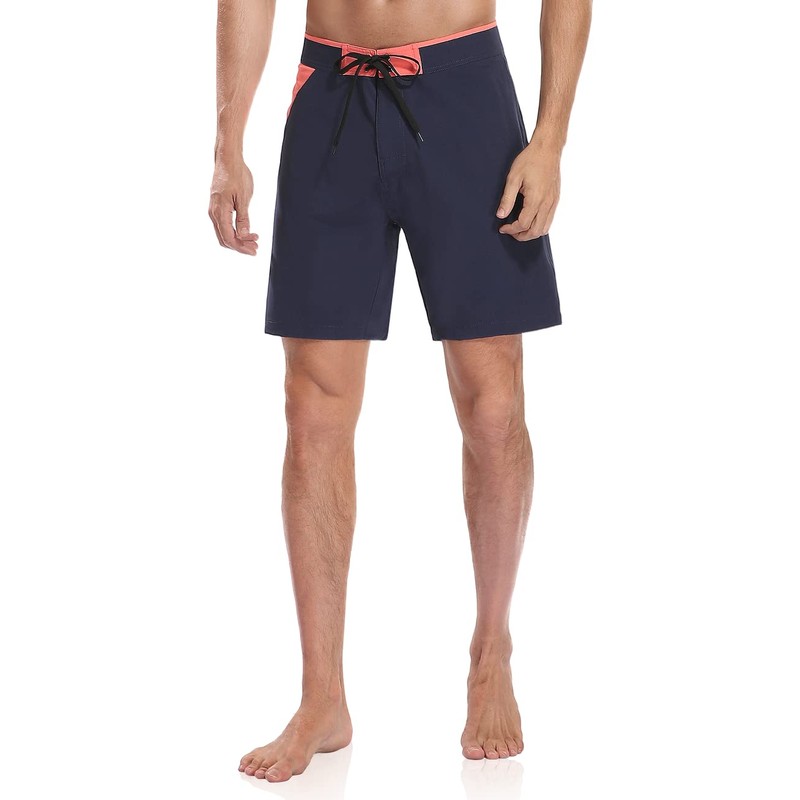 Nonwe Traje de baño para hombre, secado rápido, con bolsillo,