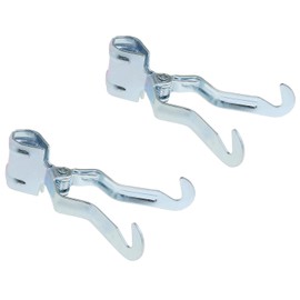 ZZHXSM 2PCS 11x7cm Outdoor Multifunctional Clip Hook Camping Hook Clip Fixed Clip Metal Lightweight Portable Tent Lantern Hook Hanging Clip for Clothing Hook Camping Hook Lantern Stand Tent Pole Clip