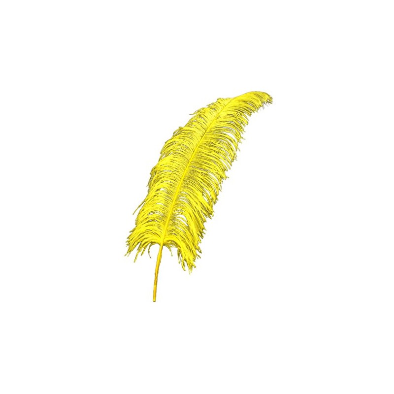 Koerner Ostrich Feather, 50-60Cm, Yellow