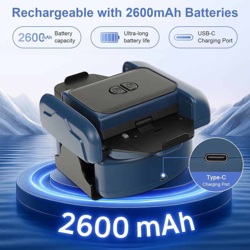 BEE&FLOWER Card Shuffler 2600mAh Rechargeable Auto-Stop Automatic Card Shuffler Low