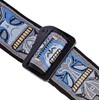 D'Addario Leather Locking Guitar Strap, Tiki
