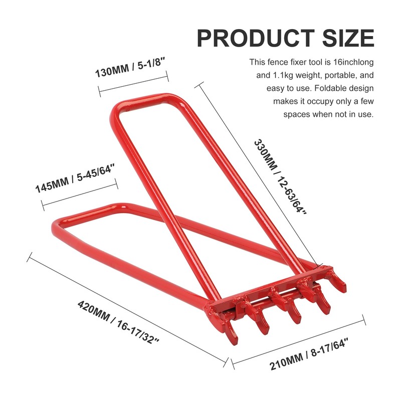 Fence Fixer Tool, Fence Crimping Tool with High Tensile Ranch