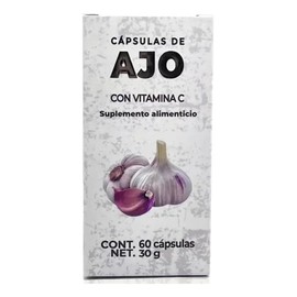 Ajo Con Vitamina C C60 Cápsulas