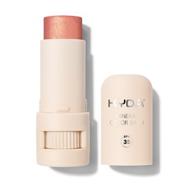 KYDA Mineral Color Balm, SPF 35, Creamy Blendable Color for Lips&Cheeks, Buildable Shimmer Finish, Lightweight Formula, Multiuse Makeup Stick, GUAVA