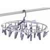 HOSUR Pinch Hanger, 32 Pinch Laundry Hanger, Foldable, Small Storage