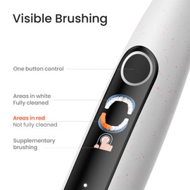 Oclean X Lite Electric Toothbrush for Adults, Travel Toothbrush with Screen Display 5 Modes, 40 Days Battery Life