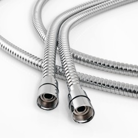 GwernKB Shower Hose,79 Inches Long Stainless Steel Handheld Shower Head Hose,Flexible Shower Hose Attachment Replacement for Bidet Sprayer,Leak-proof (Silver)