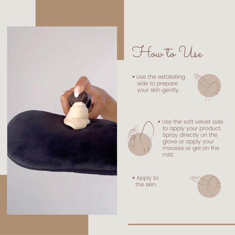 That'so Be3 Evolution Double Use Application and Exfoliating Glove -