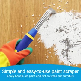 10 Pack 1" Paint Scraper Blades Tool for Wood,1 Inch Carbide Scraper Tool for Wood,Three-Edged Triangle Tungsten Steel Blade