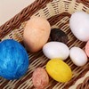 White Solid Polystyrene Foam Eggs Styrofoam, 80mm (8cm) - Pack
