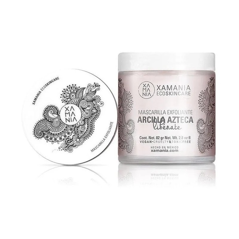 Mascarilla Exfoliante Arcilla Azteca Xamania Vegan Tipo de piel Todo
