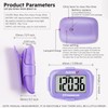AVTREK Step Counter with Clip and Lanyard, 3D Pedometer Step