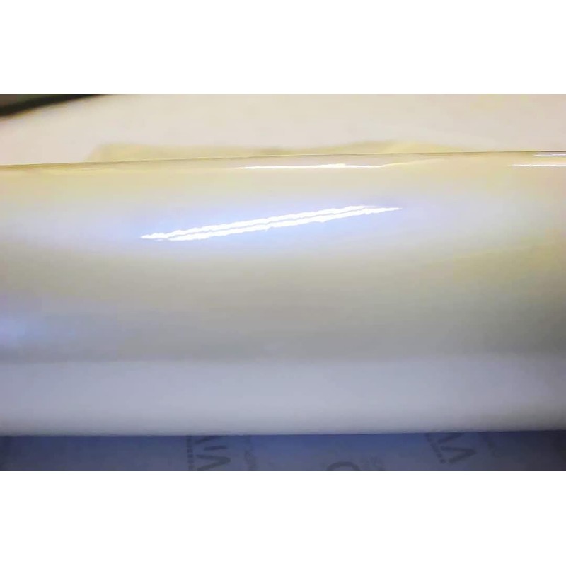 VViViD Gloss Space Pearl Metallic White Vinyl Wrap Film 1.5ft