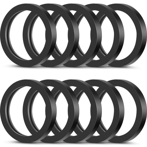 Frienda Gas Can Spout Gaskets Rubber Ring Can Gaskets Fuel Washer Seals Spout Gasket Sealing Rings Replacement Gas Gaskets Compatible with Most Gas Can Spout (10 Pieces)
