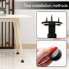 Teokantz Pack of 8 Wall Spacers, Adjustable Bed Frame, Anti-Shake