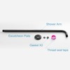OFFO Shower Arm with Flange, 24 in Oil Rubbed Bronze
