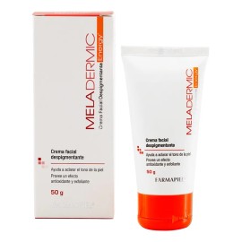 Crema Facial Aclaradora Despigmentante Meladermic Energy Farmapiel Día Noche Todo Tipo Piel 50g Manchas Oscuras Melasma Paño Hidratante Antimanchas