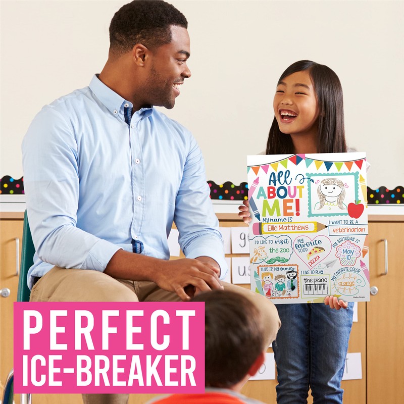 Hadley Designs 20 Colorful Read All About Me Posters For