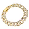 Cuban Bracelet Cuban Boutique Rhinestone Jewelry Hip Hop Couple Bracelet