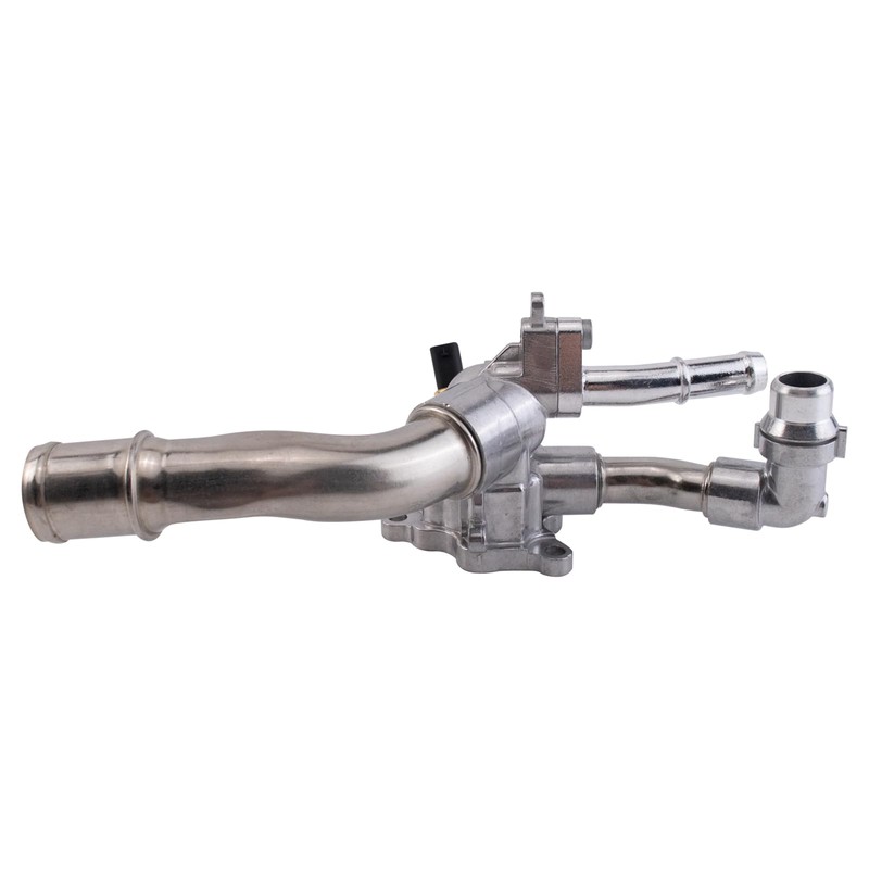 TRQ Thermostat with Housing Assembly Compatible with 2018-2024 Jeep Wrangler