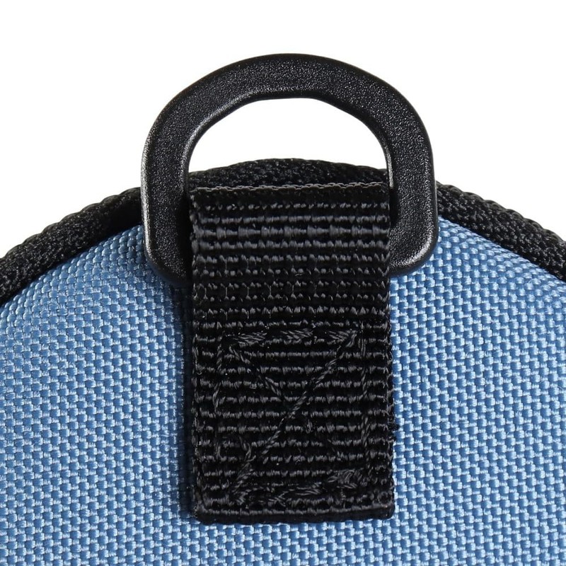 Chums Recycle Round Coin Case Sand Travel Wallet, BLUE, One