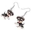 BONSNY Acrylic Dangling Novelty Fun Adorable Cute Dog Breeds Pets