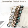 Gmlawsc Fashion Rhinestone Beaded Hairbands for Women – 3-Piece Handmade