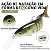 TRUSCEND Fishing Lures for Bass Trout Pike Segmented Multi Jointed