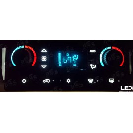 360 LED High Performance 03-06 WHITE LED DIY UPGRADE KIT CLIMATE CONTROL HVAC SILVERADO SIERRA ESCALADE