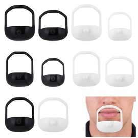 Goatee Men's Beard Stencil, 5 Different Sizes, Beard Stencil for Men, Shaving Aid Accessories for Beard Contour, Pack of 10