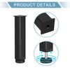 sourcing map 2pcs Adjustable Height Bed Frame Support Legs, Bed